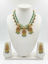 Antique Moti Beads Designer Necklace Set