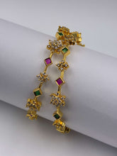 CZ Beautiful Floral Bangle