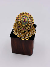 Antique Heritage Ghungroo Finger Ring