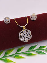 CZ Flawless Designer Pendant Set