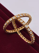 Kundan Cute Circular Stone Bangle
