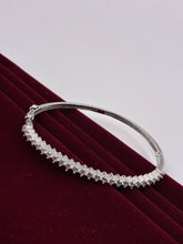 CZ Silver Linear Openable Kada