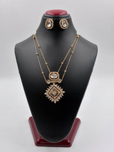 Kundan Elegant Double Layered Pendant Set