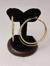 Western Three Layers Stone Studded Hoop