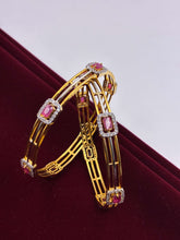 CZ Ruby Delicate Bangle