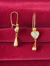 Western Heart Tear Drop Earring