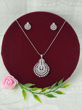CZ Designer Pendant set