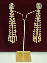 CZ Splendid Long layered dangle Earring