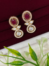 Kundan Ruby Delicate Earring