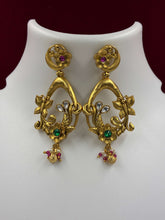 Antique Ruby Green Classic Earring