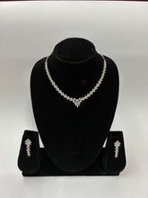 CZ Classic Stone Studded Necklace Set