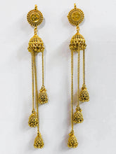 Antique triple Jhumka Kashmiri Earrings