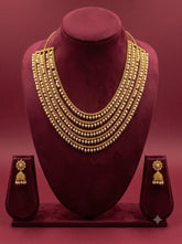 Antique Moti Multilayered Necklace Set