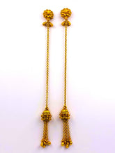Antique Gold Long Kashmiri Jhumki