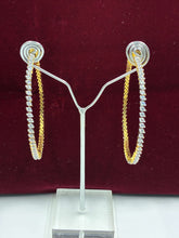 CZ Large Hoop Earrings