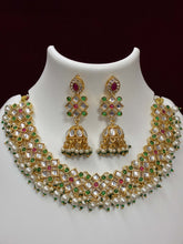 Antique Stone studded Necklace Set