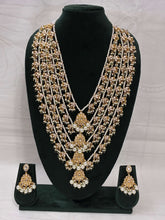 Antique Layered Moti Necklace Set