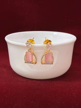 CZ Princess Pink Short Earring