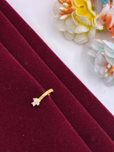 CZ trio Nose Ring