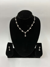 CZ Bloom Designer Necklace Set