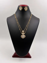 Kundan Double chain Designer Pendant Set