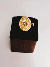 Antique white meenakari Finger Ring