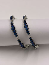 CZ Sapphire blue designer Bangle