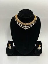 CZ Classic Dual Tone Necklace set
