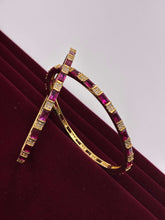 CZ Ruby Luxe line Bangle