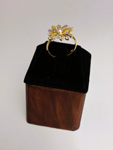 CZ Delicate Floret Finger Ring