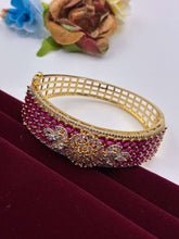 CZ Rich Ruby Openable Kada