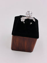 Western Twin Flower Sterling Finger Ring