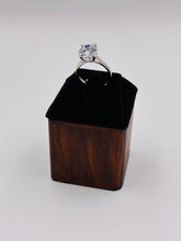 CZ Silver Sparkle Solitaire Finger Ring