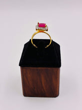 CZ Rani Square Shape Finger Ring