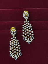 CZ Classic Golden Tassel Earring