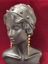 Western Sequence of balls Long Earring