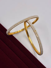 Two Line Classic Pearl Bangle
