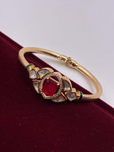 Kundan Ruby Designer Openable Kada