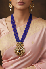 Antique Peacock Design Necklace Set