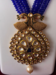 Antique Peacock Design Necklace Set