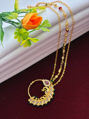 Antique peacock design Nose Ring