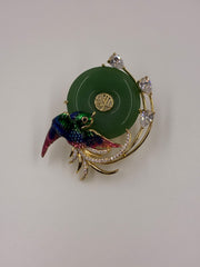 Beautiful Peacock Brooch