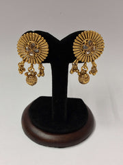Antique Ghungroo Drop Earring