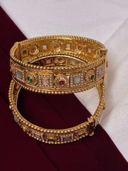 Antique Broad Designer Openable Bangle