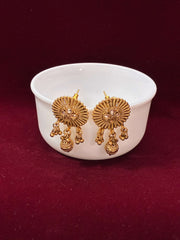 Antique Ghungroo Drop Earring