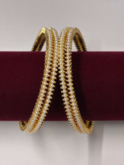 Traditional Ethnic Single Line Pearl Bangle
