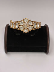 Kundan Openable Splendid Floral Kada