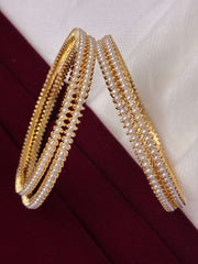 Traditional Ethnic Single Line Pearl Bangle