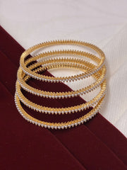 Traditional Ethnic Single Line Pearl Bangle