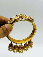 Antique Rajwadi Jhumka Openable Bangle